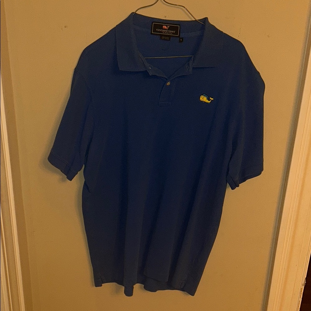 Vineyard Vines Blue Polo Classic Shirt large